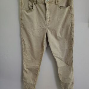 American Eagle Outfitters Beige Skinny Pants